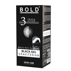 STYLING & WHITE HAIR COVERING BLACK GEL - 250 mL - BOLD Professional