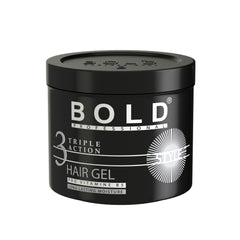 Triple Action Strong Hold Hair Gel - 250 mL | 500 mL | 1000 mL - BOLD Professional