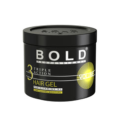 Triple Action Strong Hold Hair Gel - 250 mL | 500 mL | 1000 mL - BOLD Professional