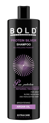 BOLD Silver Protein Treatment with Argan Oil 1L (For Women - Blonde, Bleached, Gray & Highlighted Hair)